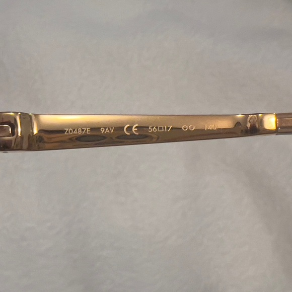 Louis Vuitton Black and Gold Sunglasses